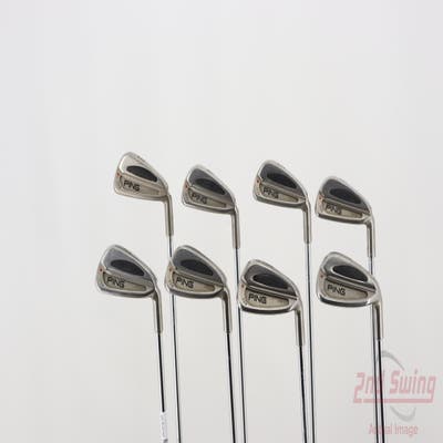 Ping S59 Iron Set 3-PW Dynalite Gold SL S300 Steel Stiff Right Handed Red dot 38.25in