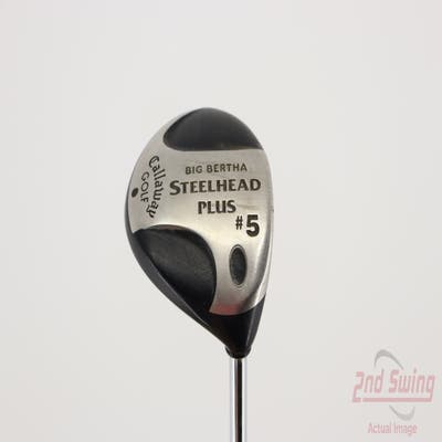 Callaway Steelhead Plus Fairway Wood 5 Wood 5W 18° Stock Steel Shaft Steel Regular Right Handed 41.0in