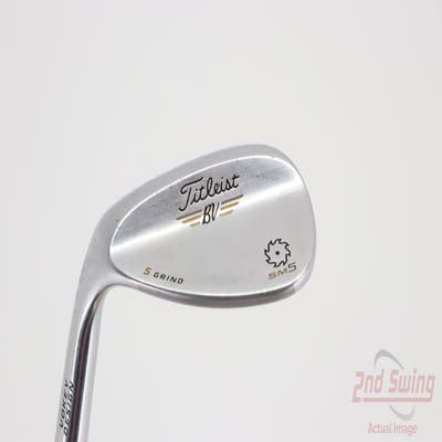 Titleist Vokey SM5 Tour Chrome Wedge Lob LW 60° 7 Deg Bounce S Grind Titleist SM5 BV Steel Stiff Left Handed 35.25in