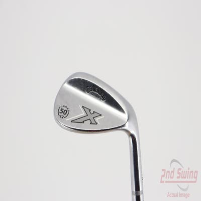 Callaway X Forged Chrome Wedge Gap GW 50° 12 Deg Bounce True Temper Dynamic Gold R300 Steel Regular Right Handed 35.5in