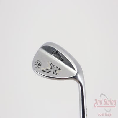 Callaway X Forged Chrome Wedge Sand SW 56° 14 Deg Bounce M Grind Stock Steel Shaft Steel Wedge Flex Right Handed 35.5in