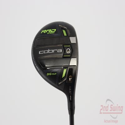 Cobra RAD Speed Big Tour Fairway Wood 3 Wood 3W 14.5° Fujikura Motore X F1 7 Graphite X-Stiff Right Handed 43.0in