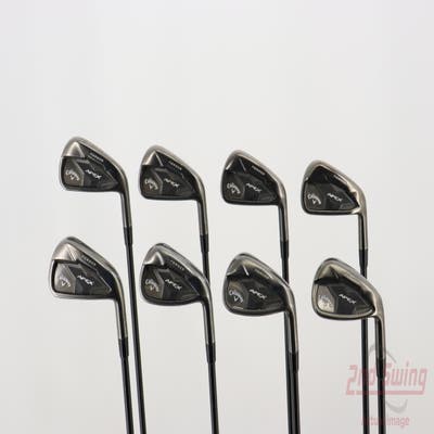 Callaway Apex Smoke 19 Iron Set 3-PW True Temper Elevate MPH 115 Steel Stiff Right Handed 38.5in