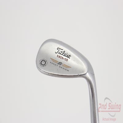 Titleist 2009 Vokey Spin Milled Chrome Wedge Lob LW 58° 8 Deg Bounce Titleist Vokey BV Steel Wedge Flex Right Handed 35.0in