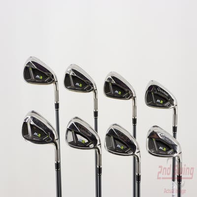 TaylorMade 2019 M2 Iron Set 4-PW AW TM M2 Reax Graphite Senior Right Handed 38.5in