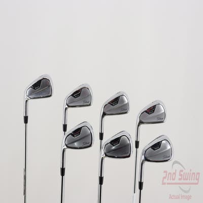 Titleist 2021 T200 Iron Set 4-PW True Temper AMT Black S300 Steel Stiff Left Handed 38.75in