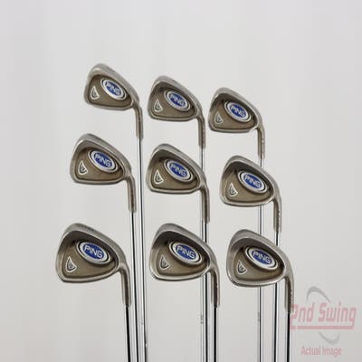 Ping i5 Iron Set 3-PW SW Ping AWT Steel Stiff Right Handed Maroon Dot 38.75in