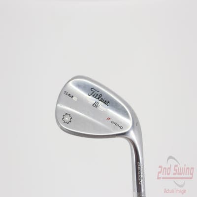 Titleist Vokey SM6 Tour Chrome Wedge Gap GW 52° 8 Deg Bounce F Grind Titleist Vokey BV Steel Wedge Flex Right Handed 35.0in