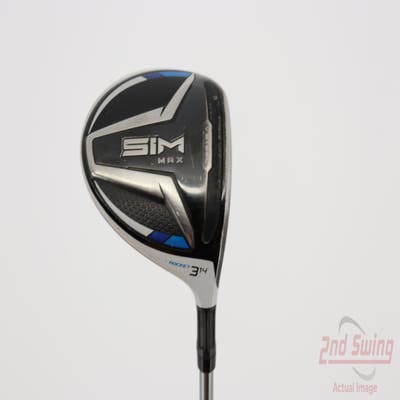 TaylorMade SIM MAX Fairway Wood 3 Wood 3W 14° UST Mamiya Helium 5 Graphite Regular Right Handed 43.0in