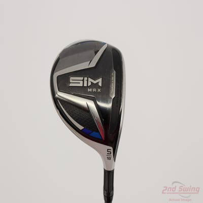 TaylorMade SIM MAX Fairway Wood 5 Wood 5W 18° Graphite Stiff Right Handed 42.0in