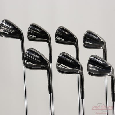 TaylorMade P-790 Black Iron Set 4-PW FST KBS Tour 120 Steel X-Stiff Right Handed +1/4"