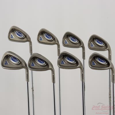 Ping G5 Iron Set 5-PW AW SW Ping AWT Steel Regular Right Handed White Dot +1/2"