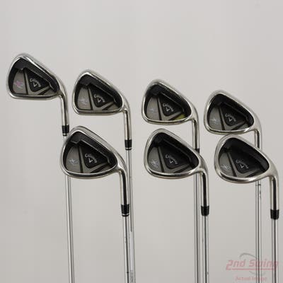 Callaway X2 Hot Iron Set 6-PW AW SW Callaway X2 Hot Graphite Ladies Right Handed -1 1/4"