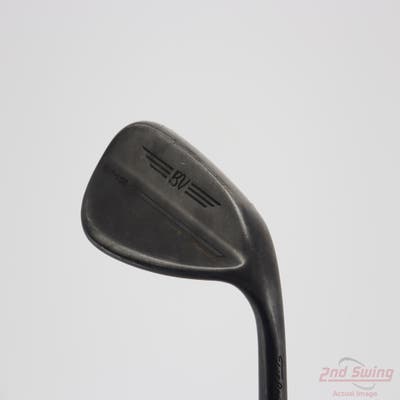 Titleist Vokey SM9 Jet Black Wedge Lob LW 58° 14 Deg Bounce F Grind Titleist Vokey BV Steel Wedge Flex Right Handed 35.5in