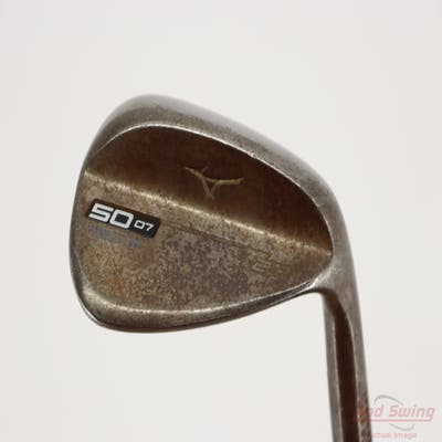 Mizuno T22 Denim Copper Wedge Gap GW 50° 7 Deg Bounce Dynamic Gold Tour Issue S400 Steel Stiff Right Handed 36.75in