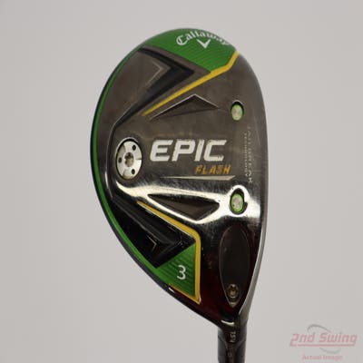 Callaway EPIC Flash Fairway Wood 3 Wood 3W 15° PX HZRDUS Smoke Black 70 Graphite Stiff Right Handed 43.5in