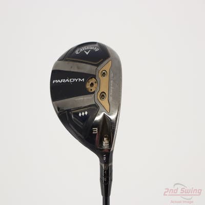 Callaway Paradym Triple Diamond Fairway Wood 3 Wood 3W 15° Mitsubishi Kai'li White 70 Graphite Stiff Right Handed 43.25in