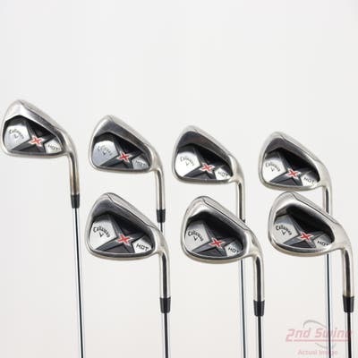 Callaway 2013 X Hot Iron Set 5-PW AW True Temper XP 85 Steel Stiff Right Handed +1/4"