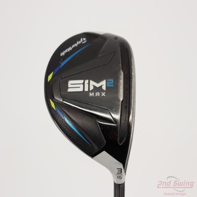 TaylorMade SIM2 MAX Fairway Wood 3 Wood 3W 15° Fujikura Ventus Blue 5 Graphite Regular Right Handed 43.25in