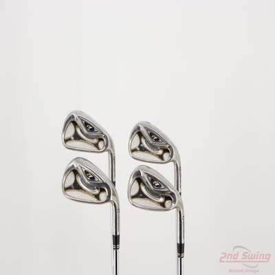 TaylorMade R7 Iron Set 7-PW TM T-Step 90 Steel Stiff Right Handed +1/4"