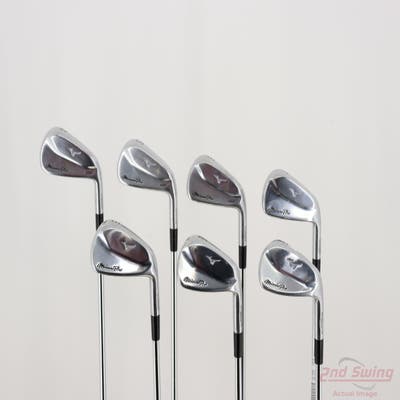 Mizuno Pro 225 Iron Set 4-PW FST KBS Tour $-Taper Steel Stiff Right Handed +1"