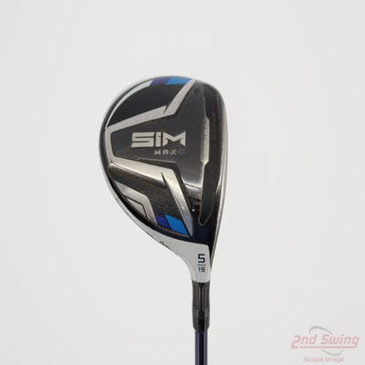 TaylorMade SIM MAX-D Fairway Wood 5 Wood 5W 19° Fujikura Ventus Blue 5 FW Graphite Regular Right Handed 42.25in