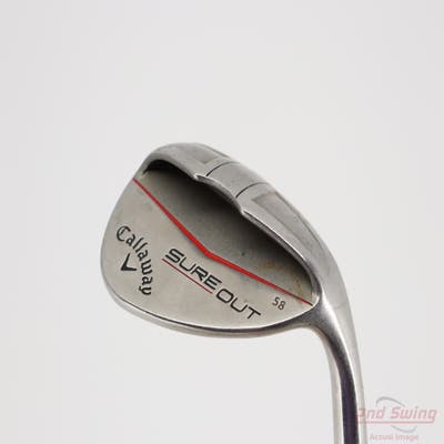 Callaway Sure Out Wedge Lob LW 58° Stock Steel Shaft Steel Wedge Flex Right Handed 35.0in