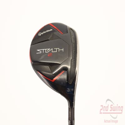 TaylorMade Stealth 2 Fairway Wood 3 Wood 3W 15° Fujikura Ventus Red TR 6 Graphite Stiff Right Handed 43.25in