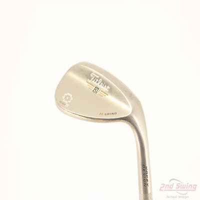 Titleist Vokey SM5 Gold Nickel Wedge Lob LW 60° 8 Deg Bounce M Grind Titleist SM5 BV Steel Wedge Flex Right Handed 35.25in