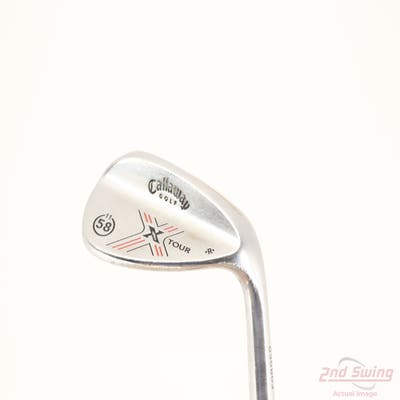 Callaway X Tour Wedge Lob LW 58° 11 Deg Bounce R Grind Project X Flighted 6.5 Steel X-Stiff Right Handed 35.25in