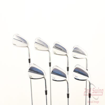 Ping i530 Iron Set 5-PW AW Project X IO 6.0 Steel Stiff Right Handed Green Dot 38.5in