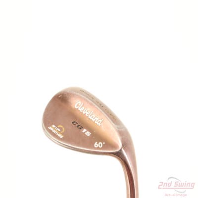 Cleveland CG15 DSG Oil Can Wedge Lob LW 60° Stock Steel Shaft Steel Wedge Flex Right Handed 35.5in