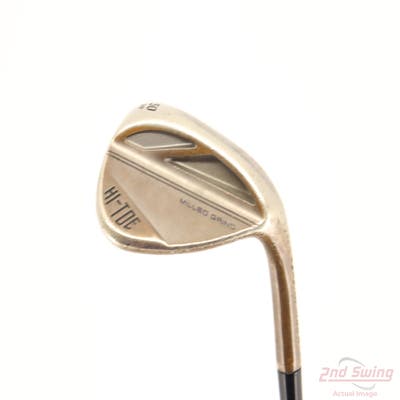 TaylorMade Milled Grind HI-TOE 3 Copper Wedge Gap GW 50° 9 Deg Bounce Stock Steel Shaft Steel Wedge Flex Right Handed 35.5in