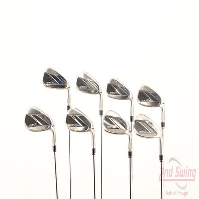 TaylorMade Stealth Iron Set 5-PW AW SW Stock Steel Shaft Steel Stiff Right Handed 38.0in