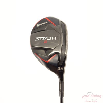 TaylorMade Stealth 2 Fairway Wood 3 Wood 3W 15° Fujikura Ventus Red TR 5 Graphite Senior Right Handed 43.0in