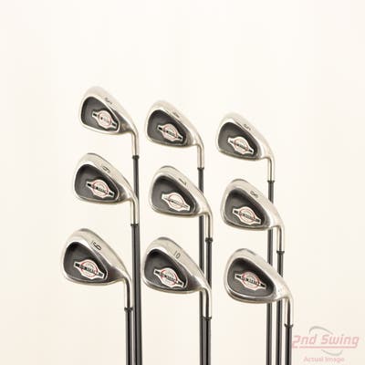 Callaway 2002 Big Bertha Iron Set 3-PW AW Callaway RCH 75i Graphite Stiff Right Handed 38.0in