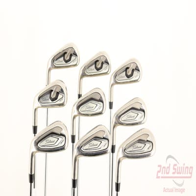 Titleist T300 Iron Set 4-PW AW GW Stock Steel Shaft Steel Regular Left Handed 38.0in