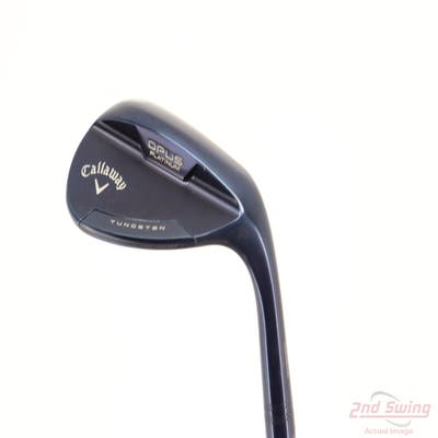 Callaway Opus Platinum Blue Wedge Sand SW 56° 8 Deg Bounce Z Grind Dynamic Gold Mid 115 Gunmetal Steel Wedge Flex Right Handed 35.0in