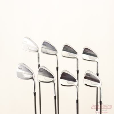 Ping i525 Iron Set 4-PW AW Aerotech SteelFiber i80 Graphite Regular Right Handed Black Dot 38.25in