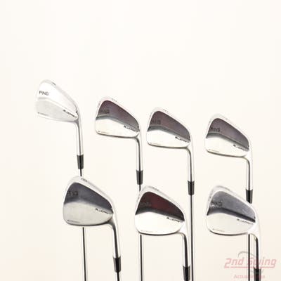 Ping Blueprint Iron Set 4-PW Project X Rifle 6.0 Steel Stiff Right Handed Black Dot 37.75in