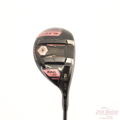 Cobra KING SpeedZone Womens Fairway Wood 7 Wood 7W 22.5° UST Mamiya Helium Black 4 Graphite Ladies Right Handed 40.5in