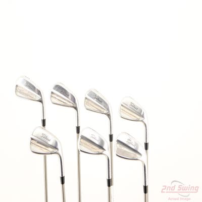 Titleist 2023 T100 Iron Set 5-PW AW Aerotech SteelFiber i95cw Graphite X-Stiff Right Handed 38.0in