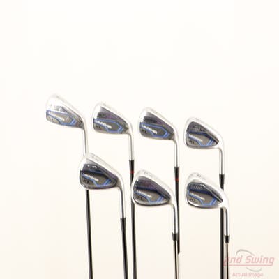 Cleveland Launcher XL Iron Set 5-PW AW UST Mamiya Recoil 65 F2 Graphite Senior Right Handed 36.25in