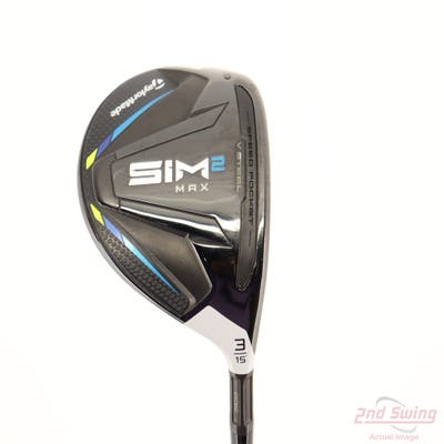 TaylorMade SIM2 MAX Fairway Wood 3 Wood 3W 15° Fujikura Ventus Blue 6 Graphite Stiff Right Handed 43.0in