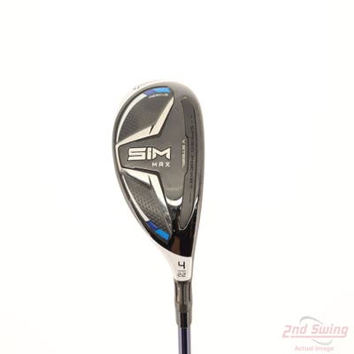 TaylorMade SIM MAX Hybrid 4 Hybrid 22° Fujikura Ventus Blue 5 Graphite Senior Right Handed 40.0in