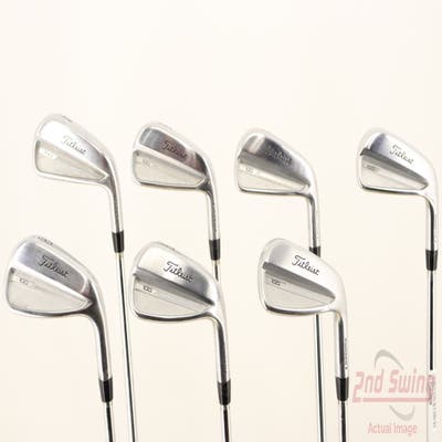 Titleist 2023 T100 Iron Set 4-PW FST KBS Tour 120 Steel Right Handed 38.0in