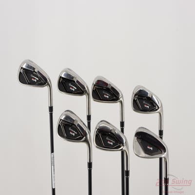 TaylorMade M4 Iron Set 5-PW AW Fujikura ATMOS 6 Red Graphite Regular Right Handed 38.5in