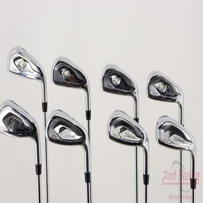 Titleist T200 Iron Set 4-PW GW True Temper AMT Black S300 Steel Stiff Right Handed 38.25in