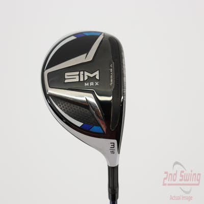 TaylorMade SIM MAX Fairway Wood 3 Wood 3W 15° Fujikura Ventus Blue 6 Graphite Stiff Right Handed 42.25in