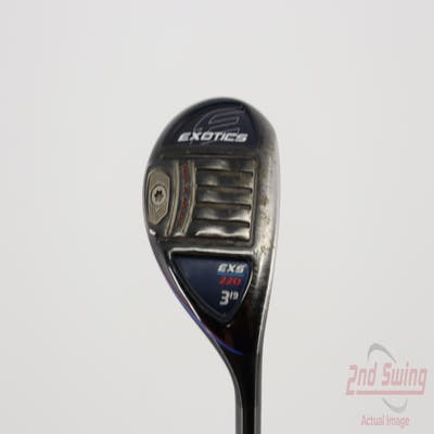 Tour Edge Exotics EXS 220 Hybrid 3 Hybrid 19° FST KBS TGI Tour Graphite Iron Graphite Stiff Right Handed 40.5in